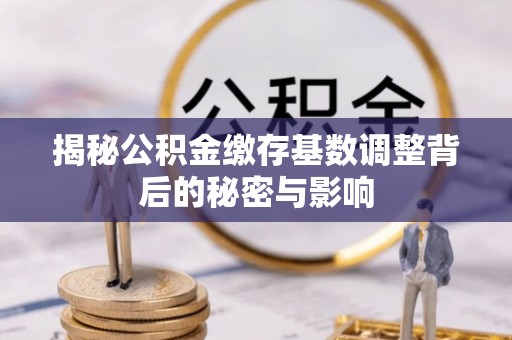 阳泉揭秘公积金缴存基数调整背后的秘密与影响